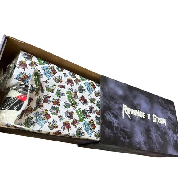 Revenge x Storm Volume 2 Low Top Red / Black, US Mens 12, New in Box - Picture 7 of 10